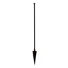 Vigoro Beaumont 53.3 in. x 3 in. x 3 in. Black Steel Fence Post and Stake (5-Pack) -Outdoor Plant Life black vigoro garden fencing 860367 5pk 64 1000