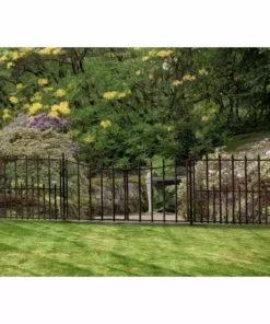 Vigoro Empire/Westbrook 41 in. x 2.3 in. x 2.3 in. Black Steel Fence Post 23 Vigoro Empire/Westbrook 41 in. x 2.3 in. x 2.3 in. Black Steel Fence Post -Outdoor Plant Life black vigoro garden fencing 860398 44 1000