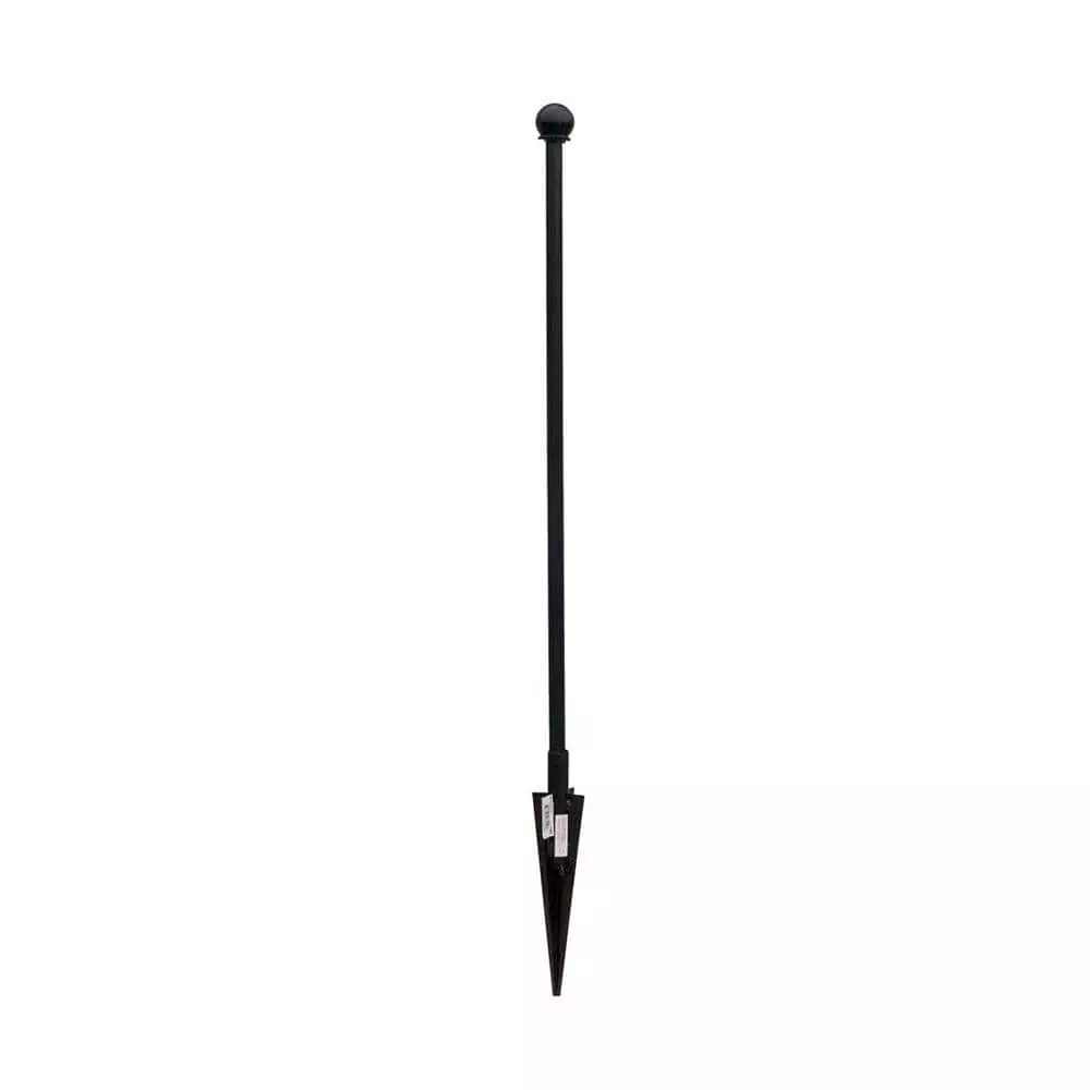 Vigoro Empire/Westbrook 41 in. x 2.3 in. x 2.3 in. Black Steel Fence Post 3 Vigoro Empire/Westbrook 41 in. x 2.3 in. x 2.3 in. Black Steel Fence Post