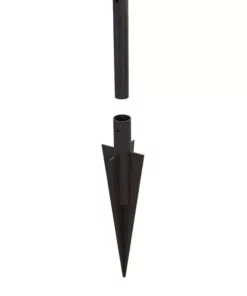Vigoro Empire/Westbrook 41 in. x 2.3 in. x 2.3 in. Black Steel Fence Post 17 Vigoro Empire/Westbrook 41 in. x 2.3 in. x 2.3 in. Black Steel Fence Post -Outdoor Plant Life black vigoro garden fencing 860398 a0 1000