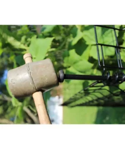 Vigoro 56 in. H Steel Multi-Purpose Black Fence Post (7-Pack) 19 Vigoro 56 in. H Steel Multi-Purpose Black Fence Post (7-Pack) -Outdoor Plant Life black vigoro garden fencing 860428 7pk 1f 1000