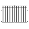 Vigoro 37.2 in. H x 55.7 in. W Steel 3-Rail Garden Fence Gate -Outdoor Plant Life black vigoro garden fencing 860718 64 1000