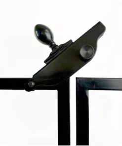 Vigoro 37.2 in. H x 55.7 in. W Steel 3-Rail Garden Fence Gate 22 Vigoro 37.2 in. H x 55.7 in. W Steel 3-Rail Garden Fence Gate -Outdoor Plant Life black vigoro garden fencing 860718 c3 1000