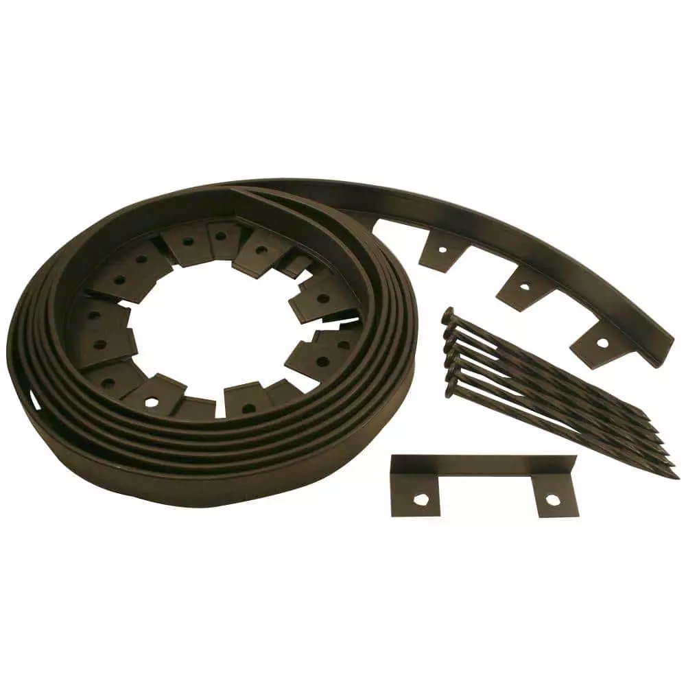 Vigoro 20 ft. No-Dig Landscape Plastic Edging Kit 5 Vigoro 20 ft. No-Dig Landscape Plastic Edging Kit - Image 3