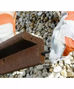 Vigoro EcoBorder 4 ft. Black Rubber Landscape Edging (48-Count/Pallet) -Outdoor Plant Life black vigoro rubber edging ecobrd bl 48 1d 1000