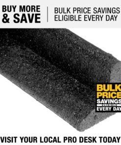 Vigoro EcoBorder 4 ft. Black Rubber Landscape Edging (48-Count/Pallet) -Outdoor Plant Life black vigoro rubber edging ecobrd bl 48 77 1000