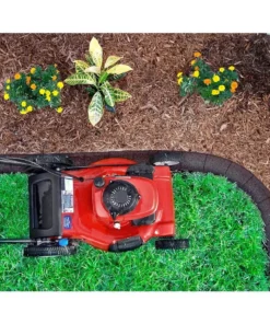 Vigoro EcoBorder 4 ft. Black Rubber Landscape Edging (Single) -Outdoor Plant Life black vigoro rubber edging ecobrd blk 4 ft c3 1000