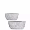 SULLIVANS Gray Cement Flower Pot (Set of 2) 2 SULLIVANS Gray Cement Flower Pot (Set of 2) -Outdoor Plant Life cement sullivans plant pots cmt1133 64 1000