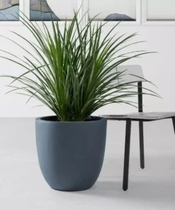 KANTE 9 in. H Charcoal Concrete and Fiberglass Round Bowl Planter, Outdoor Indoor Large Planters Pots with Drainage 13 KANTE 9 in. H Charcoal Concrete and Fiberglass Round Bowl Planter, Outdoor Indoor Large Planters Pots with Drainage -Outdoor Plant Life charcoal kante plant pots rc0050a c60121 fa 1000