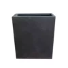 KANTE 26.8 in. Tall Charcoal Lightweight Concrete Modern Long and High Rectangle Planter 1 KANTE 26.8 in. Tall Charcoal Lightweight Concrete Modern Long and High Rectangle Planter -Outdoor Plant Life charcoal kante plant pots rf0111a c60121 64 1000