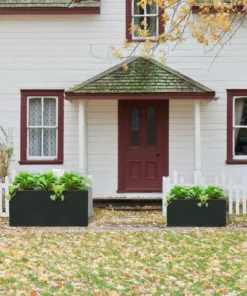 KANTE 31.4 in. & 23.6 in. L Rectangular Charcoal Lightweight Long Low Planters w/Drainage Hole (Set of 2), Outdoor/Indoor 14 KANTE 31.4 in. & 23.6 in. L Rectangular Charcoal Lightweight Long Low Planters w/Drainage Hole (Set of 2), Outdoor/Indoor -Outdoor Plant Life charcoal kante plant pots rf0147ab c60121 fa 1000