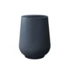 KANTE 10.63 in. x 13.78 in. Round Charcoal Lightweight Concrete and Weather Resistant Fiberglass Planter w/Drainage Hole 2 KANTE 10.63 in. x 13.78 in. Round Charcoal Lightweight Concrete and Weather Resistant Fiberglass Planter w/Drainage Hole -Outdoor Plant Life charcoal kante plant pots rf2015023c c60121 64 1000