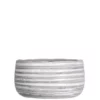 SULLIVANS Gray and White Ceramic Striped Planter 1 SULLIVANS Gray and White Ceramic Striped Planter -Outdoor Plant Life gray and white sullivans plant pots cm2785 64 1000