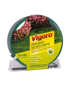 Vigoro 20 ft. Fiberglass Landscape Edging