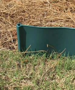 Vigoro 2 ft. W x 0.25 in. L Green Plastic Easy Edging 12 Vigoro 2 ft. W x 0.25 in. L Green Plastic Easy Edging -Outdoor Plant Life green vigoro plastic edging 51034 1f 1000