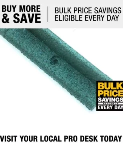 Vigoro EcoBorder 4 ft. Green Rubber Landscape Edging (6-Pack) -Outdoor Plant Life green vigoro rubber edging ecobrd grn 6pk 77 1000