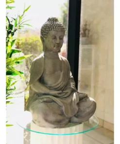 KANTE Lightweight Sitting Meditating Buddha Zen Indoor 14 KANTE Lightweight Sitting Meditating Buddha Zen Indoor -Outdoor Plant Life kante garden statues r141006 c80021 1f 1000