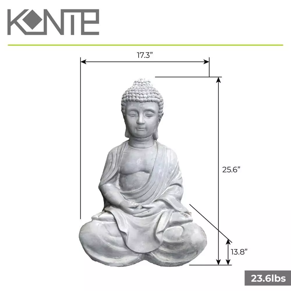 KANTE Lightweight Sitting Meditating Buddha Zen Indoor 8 KANTE Lightweight Sitting Meditating Buddha Zen Indoor - Image 6