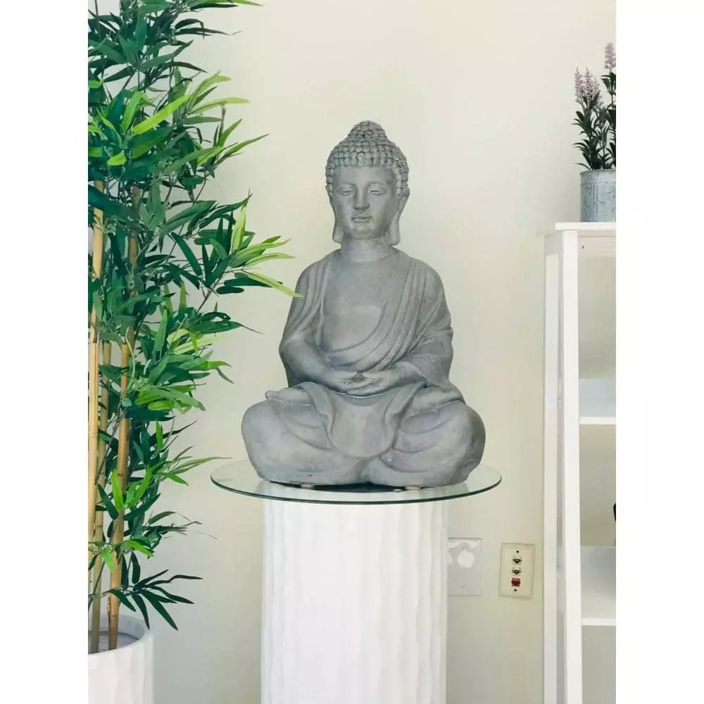KANTE Lightweight Sitting Meditating Buddha Zen Indoor 6 KANTE Lightweight Sitting Meditating Buddha Zen Indoor - Image 4