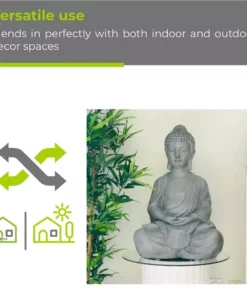 KANTE Lightweight Sitting Meditating Buddha Zen Indoor 17 KANTE Lightweight Sitting Meditating Buddha Zen Indoor -Outdoor Plant Life kante garden statues r141006 c80021 76 1000