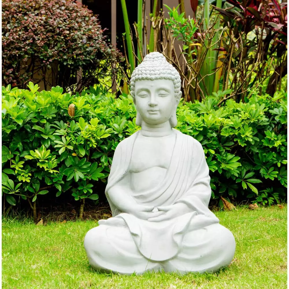 KANTE Lightweight Sitting Meditating Buddha Zen Indoor 5 KANTE Lightweight Sitting Meditating Buddha Zen Indoor - Image 3