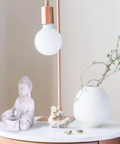 KANTE 6.5 in. H Gray Cement Sitting Buddha Garden Statue Tealight Candle Holder Ornament (2-Pack) -Outdoor Plant Life kante garden statues sx20200177 44 1000