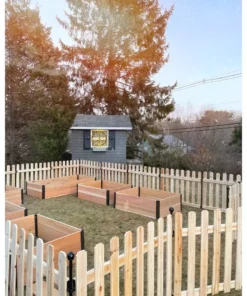 Vigoro 37.1 in. H x 45.35 in. W Cedar Garden Fence Panel 25 Vigoro 37.1 in. H x 45.35 in. W Cedar Garden Fence Panel -Outdoor Plant Life natural cedar wood vigoro garden fencing 860664 1f 1000