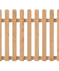 Vigoro 37.1 in. H x 45.35 in. W Cedar Garden Fence Panel