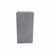 KANTE 20 in. H Square Natural Concrete/Fiberglass Indoor Outdoor Modern Seamless Tall Planter -Outdoor Plant Life natural concrete kante plant pots osf0002a c80021 64 1000