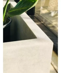 KANTE 37.4 in. L Natural Lightweight Concrete Modern Square Outdoor Planter -Outdoor Plant Life natural concrete kante plant pots rf0151a c80021 4f 1000