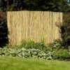 Vigoro 6 ft. x 8 ft. Natural Full Round Bamboo Fence 1 Vigoro 6 ft. x 8 ft. Natural Full Round Bamboo Fence -Outdoor Plant Life natural vigoro garden fencing 4477403 64 1000