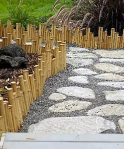 Vigoro Natural Pipe Organ 8 in. Bamboo Garden Fence 12 Vigoro Natural Pipe Organ 8 in. Bamboo Garden Fence -Outdoor Plant Life natural vigoro garden fencing 4477408 1f 1000