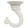 Vigoro 1.75 in. x 1.5 in. x 2.25 in. White Metal Large Ceiling Hook