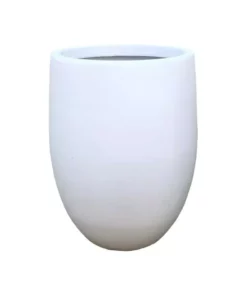 KANTE 21.7 in. H Round Pure White Concrete Indoor Outdoor Modern Tall Planter 15 KANTE 21.7 in. H Round Pure White Concrete Indoor Outdoor Modern Tall Planter -Outdoor Plant Life pure white kante plant pots osc0066a c80011 c3 1000