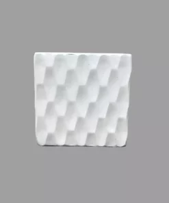 KANTE 12 in. H Square Pure White Concrete/Fiberglass Indoor Outdoor Elegant Retro Planter -Outdoor Plant Life pure white kante plant pots osf0201b c80011 fa 1000