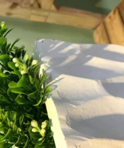 KANTE 23.6 in. H Square Pure White Concrete/Fiberglass Indoor Outdoor Elegant Retro Tall Planter 11 KANTE 23.6 in. H Square Pure White Concrete/Fiberglass Indoor Outdoor Elegant Retro Tall Planter -Outdoor Plant Life pure white kante plant pots osf0202b c80011 4f 1000