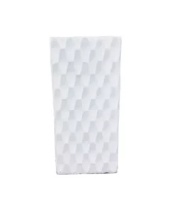 KANTE 23.6 in. H Square Pure White Concrete/Fiberglass Indoor Outdoor Elegant Retro Tall Planter 14 KANTE 23.6 in. H Square Pure White Concrete/Fiberglass Indoor Outdoor Elegant Retro Tall Planter -Outdoor Plant Life pure white kante plant pots osf0202b c80011 fa 1000