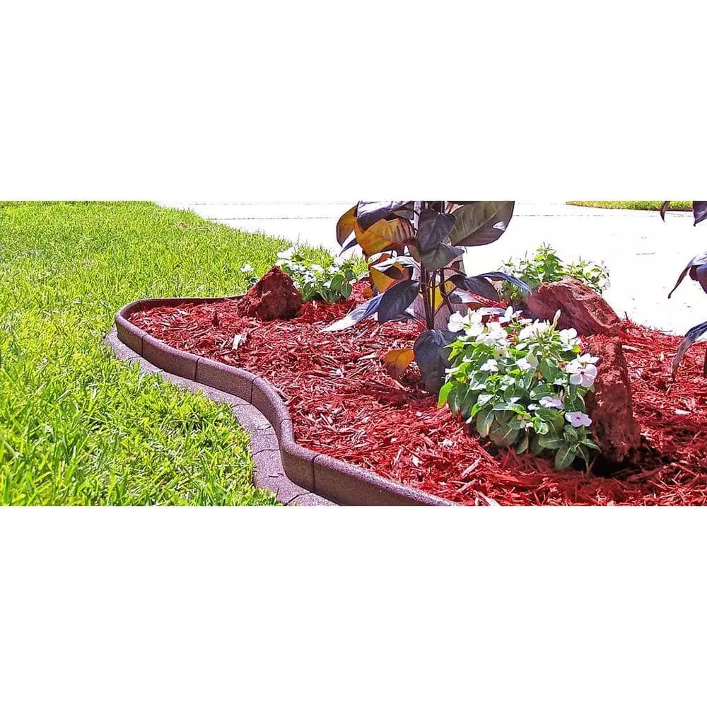 Vigoro EcoBorder 4 ft. Red Rubber Landscape Edging (6-Pack) 12 Vigoro EcoBorder 4 ft. Red Rubber Landscape Edging (6-Pack) - Image 10