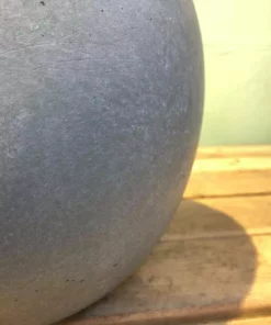 KANTE 20 in. W Round Slate Gray Lightweight Concrete/Fiberglass Indoor Outdoor Elegant Bowl Planter -Outdoor Plant Life slate gray kante plant pots osc0051c c60611 d4 1000