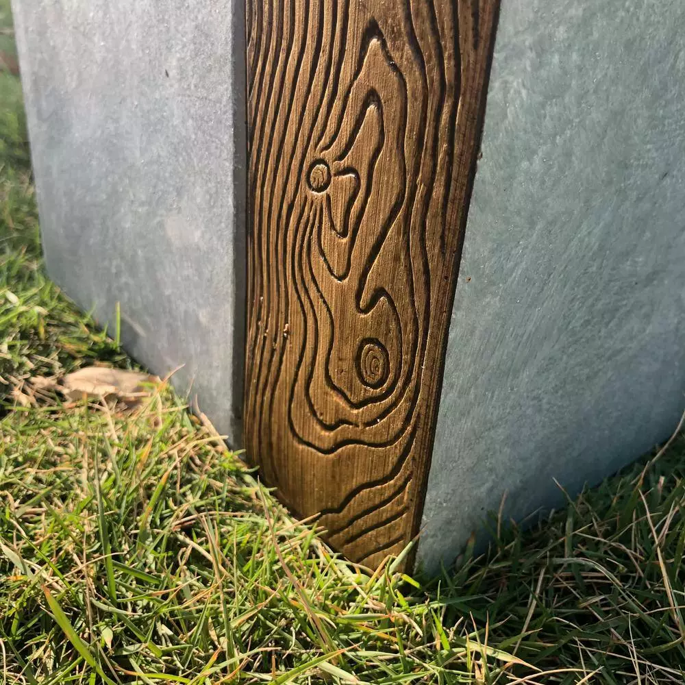 KANTE 28 in and 24 in. H Square Timber Ridge Concrete/Fiberglass Indoor Outdoor Elegant Tall Planters (Set of 2) 6 KANTE 28 in and 24 in. H Square Timber Ridge Concrete/Fiberglass Indoor Outdoor Elegant Tall Planters (Set of 2) - Image 4