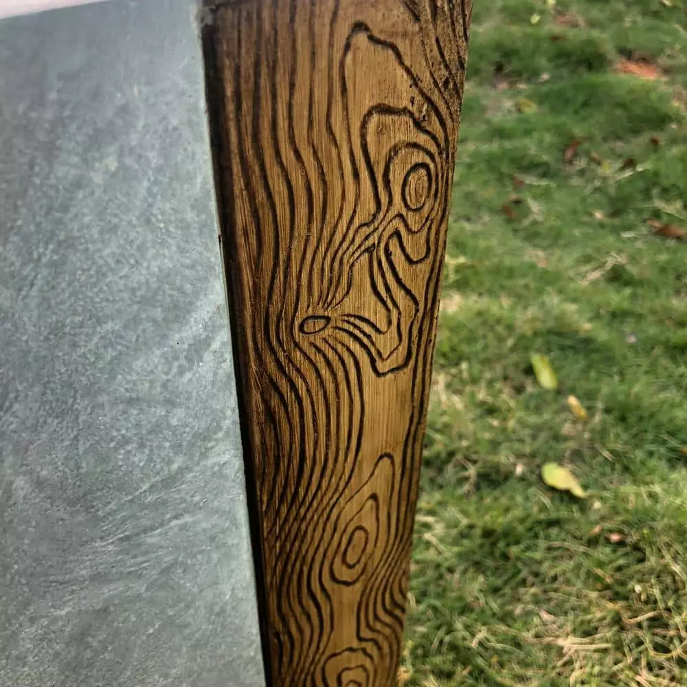 KANTE 28 in and 24 in. H Square Timber Ridge Concrete/Fiberglass Indoor Outdoor Elegant Tall Planters (Set of 2) 7 KANTE 28 in and 24 in. H Square Timber Ridge Concrete/Fiberglass Indoor Outdoor Elegant Tall Planters (Set of 2) - Image 5