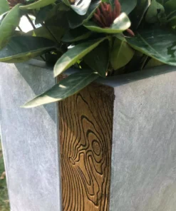 KANTE 28 in and 24 in. H Square Timber Ridge Concrete/Fiberglass Indoor Outdoor Elegant Tall Planters (Set of 2) 10 KANTE 28 in and 24 in. H Square Timber Ridge Concrete/Fiberglass Indoor Outdoor Elegant Tall Planters (Set of 2) -Outdoor Plant Life timber ridge kante plant pots osf0218bc c80811 4f 1000