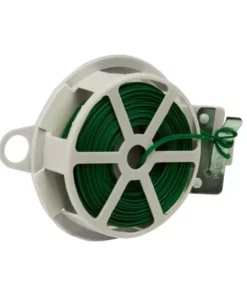 Vigoro 100 ft. Plastic Twist with Cutter -Outdoor Plant Life vigoro garden wire t001avg 66 1000