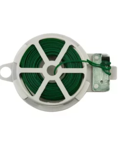 Vigoro 100 ft. Plastic Twist with Cutter -Outdoor Plant Life vigoro garden wire t001avg 77 1000