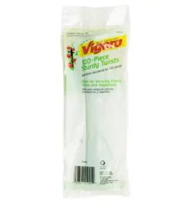Vigoro 100-Piece Secure Plastic Twists -Outdoor Plant Life vigoro garden wire t002bvg c3 1000