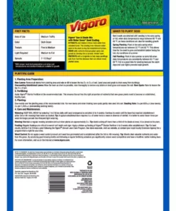 Vigoro 3 lbs. Sun Shade Grass Seed Mix with Water Saver Seed Coating -Outdoor Plant Life vigoro grass seed 25444 4f 1000