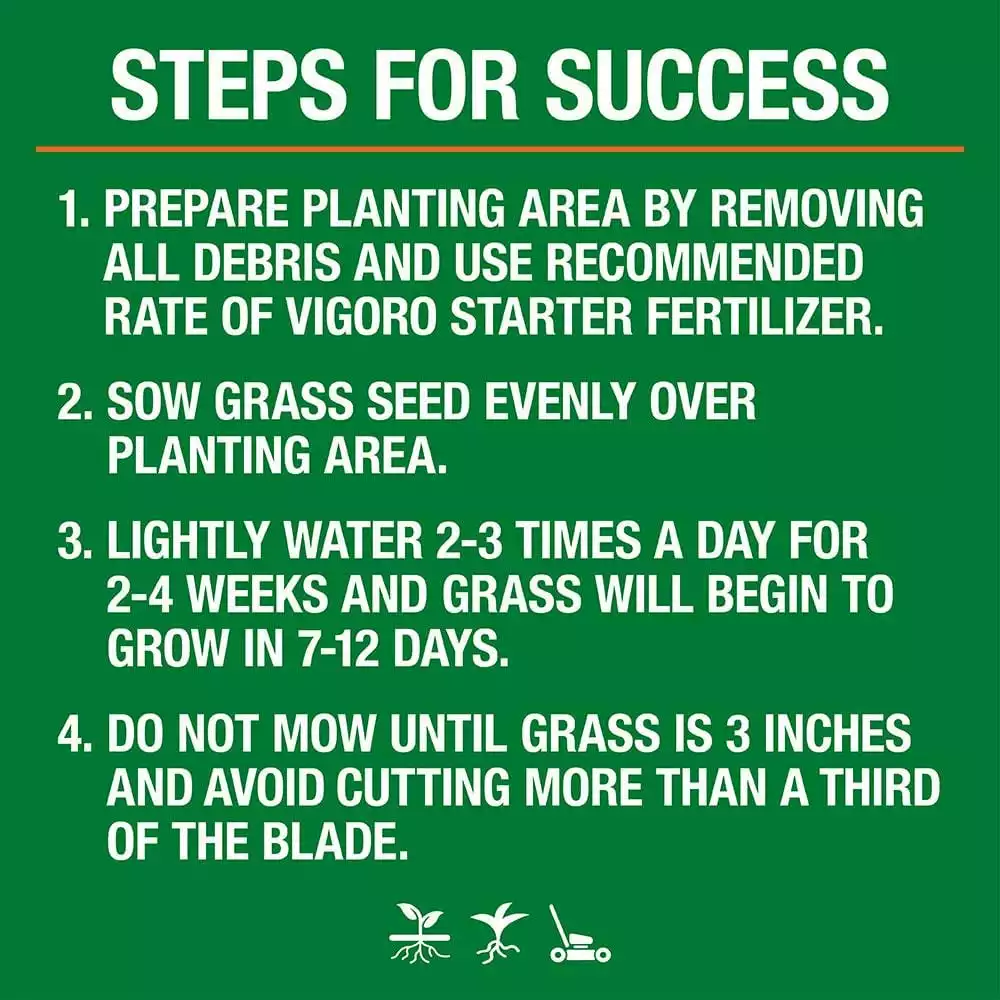 Vigoro 7 lbs. Sun and Shade Grass Seed Mix with Water Saver Seed Coating 9 Vigoro 7 lbs. Sun and Shade Grass Seed Mix with Water Saver Seed Coating - Image 7