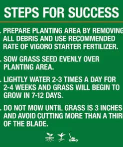 Vigoro 20 lbs. Tall Fescue Grass Seed Blend with Water Saver Seed Coating -Outdoor Plant Life vigoro grass seed 25686 77 1000