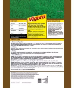 Vigoro 20 lbs. Contractor's Grass Seed Northern Mix with Water Saver Seed Coating -Outdoor Plant Life vigoro grass seed 25691 40 1000