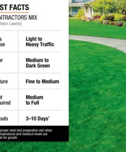 Vigoro 20 lbs. Contractor's Grass Seed Northern Mix with Water Saver Seed Coating -Outdoor Plant Life vigoro grass seed 25691 fa 1000